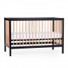 Lit 60x120 Cot97 CHILDHOME Noir/Naturel
