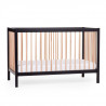 Lit 60x120 Cot97 CHILDHOME Noir/Naturel