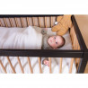 Lit 60x120 Cot97 CHILDHOME Noir/Naturel