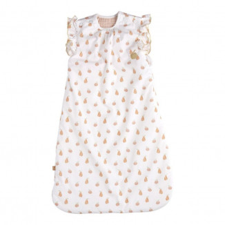 Gigoteuse ouatinée 0/6m à volants SAUTHON Botanica