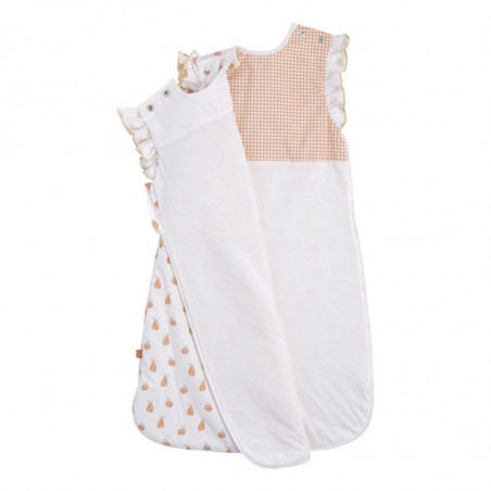 Gigoteuse ouatinée 0/6m à volants SAUTHON Botanica