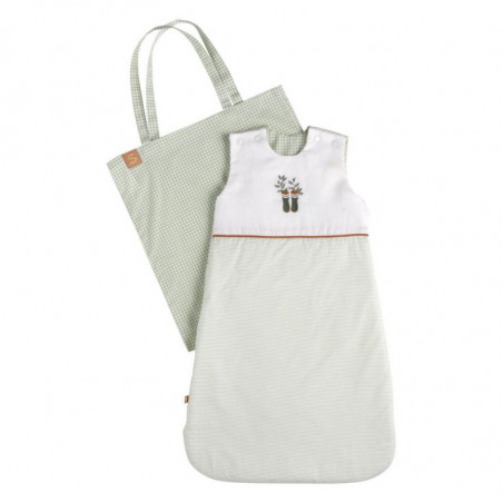 Gigoteuse ouatinée 0/6m à rayures SAUTHON Botanica