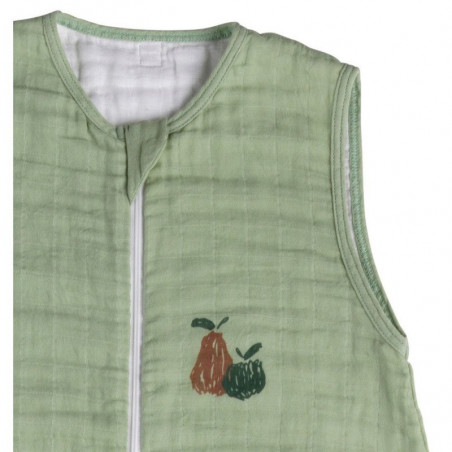 Gigoteuse 6/24mois en lange bio vert SAUTHON Botanica