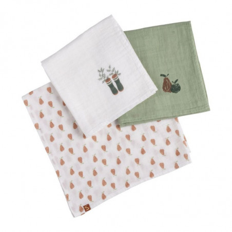 Boite de 3 langes bio SAUTHON Botanica