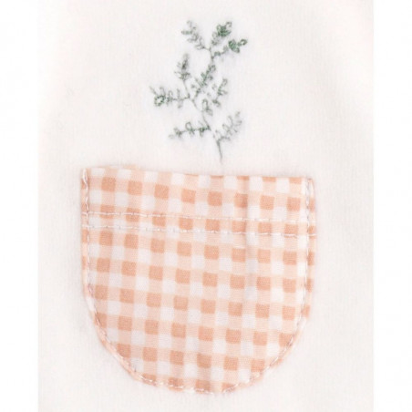 Pyjama 1mois avec col nude SAUTHON Botanica