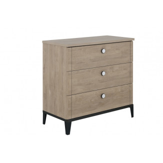 Commode 3 tiroirs GALIPETTE Marcel black