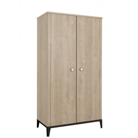 Armoire 2 portes GALIPETTE Marcel black
