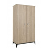 Armoire 2 portes GALIPETTE Marcel black