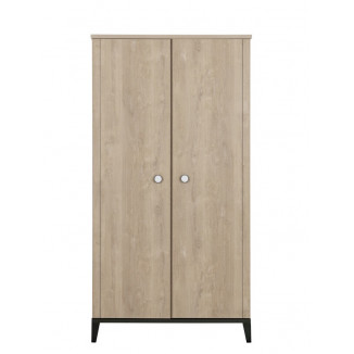 Armoire 2 portes GALIPETTE Marcel black