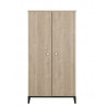 Armoire 2 portes GALIPETTE Marcel black