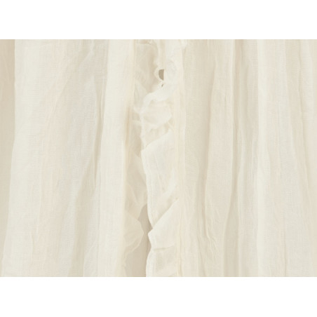 Ciel de lit vintage 155cm JOLLEIN Ruffle ivory