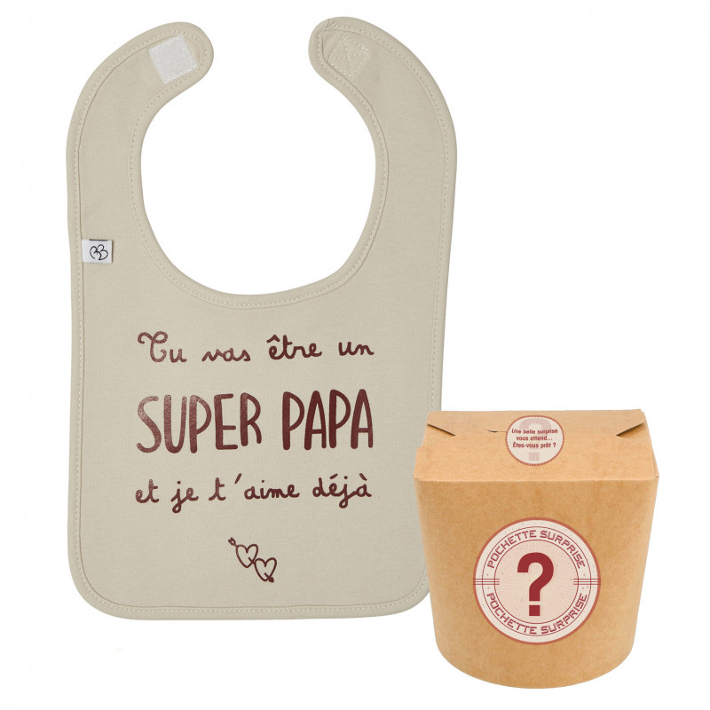 Pochette surprise "tu vas être un super papa" BB&CO