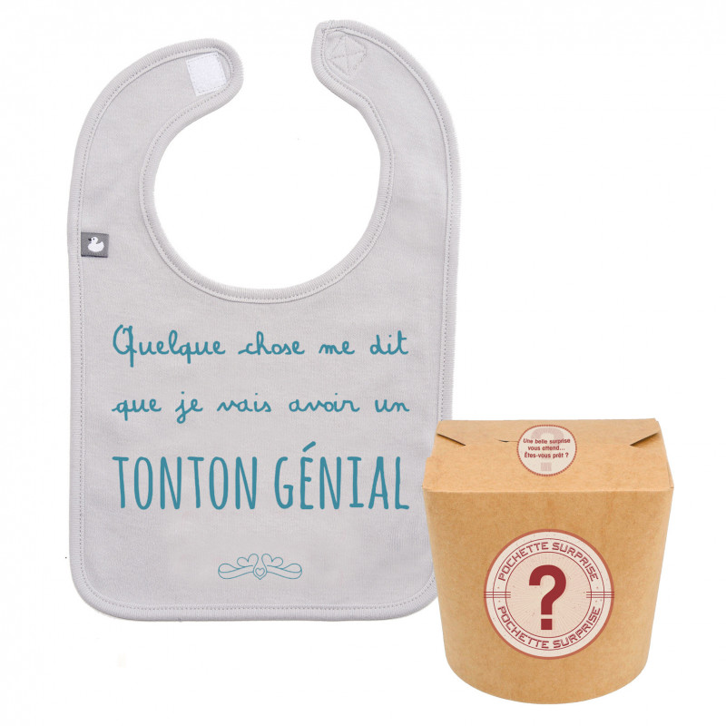 Pochette surprise "je vais avoir un tonton génial" BB&CO