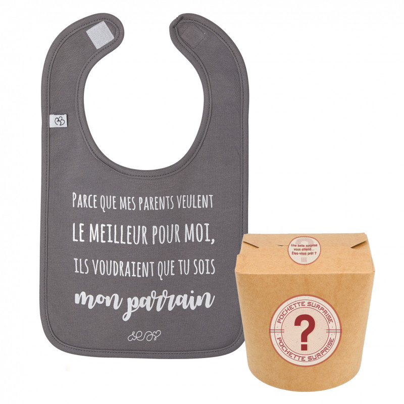 Pochette surprise "ils voudraient que tu sois mon parrain" BB&CO