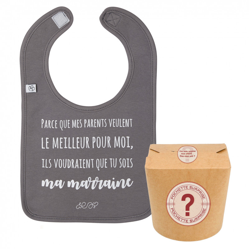 Pochette surprise "ils voudraient que tu sois ma marraine" BB&CO