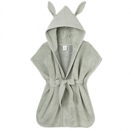 Peignoir bambou 2/4 ans BB&CO Vert de gris