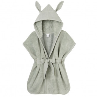 Peignoir bambou 0/2 ans BB&CO Vert de gris