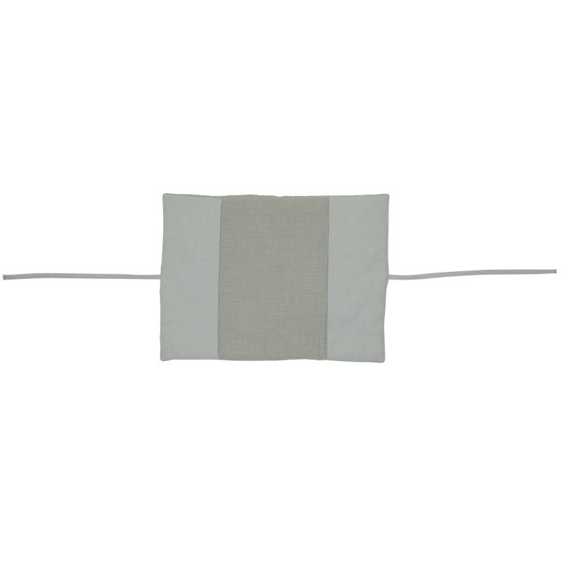 Protège carnet de santé gaze BB&CO Mix & Match Vert de gris