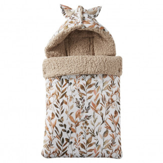 Nid d’ange sherpa ourson BB&CO Caramel Forest