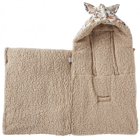 Nid d’ange sherpa ourson BB&CO Caramel Forest