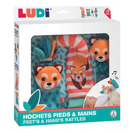 Hochets pour pieds et mains LUDI