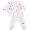 Ensemble cache-cœur 6m Cœurs BB&CO Ma petite layette