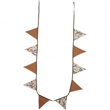 Guirlande de fanions en coton 250 cm BB&CO Caramel Forest
