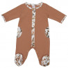 Pyjama léger en jersey de coton 6mois BB&CO Caramel Forest