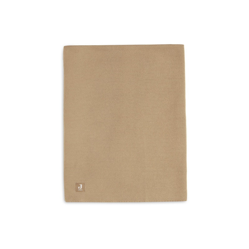 Couverture 75 x 100 cm Basic Knit JOLLEIN Biscuit