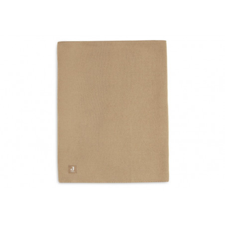 Couverture 75 x 100 cm Basic Knit JOLLEIN Biscuit