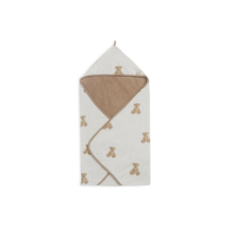 Sortie de bain Gots 75x75 JOLLEIN Teddy bear