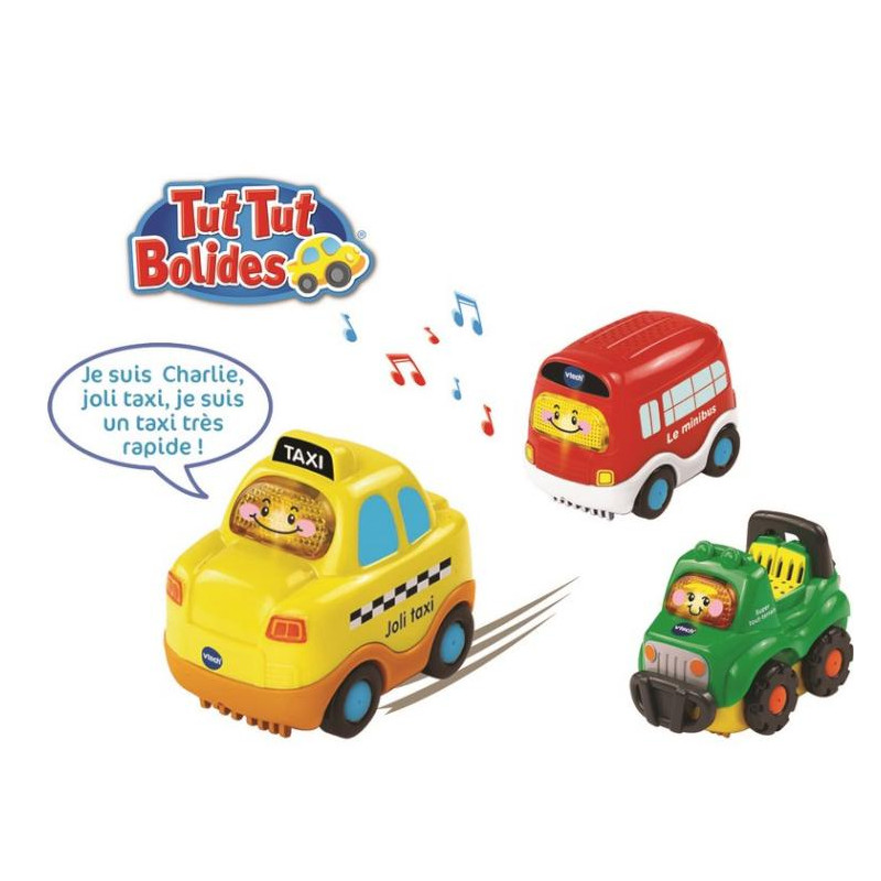 Tut Tut Bolides VTECH Coffret trio city