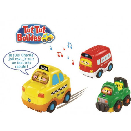Tut Tut Bolides VTECH Coffret trio city