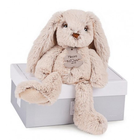 Peluche lapin beige petit modèle HISTOIRE D'OURS Les copains câlins