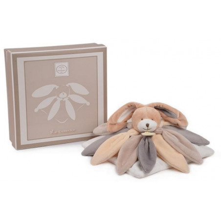 Doudou lapin Collector DOUDOU ET COMPAGNIE Taupe