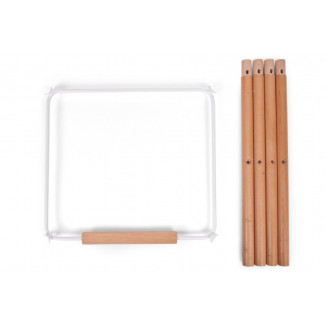 Set de pieds long pour chaise Evolu CHILDHOME Blanc/Naturel