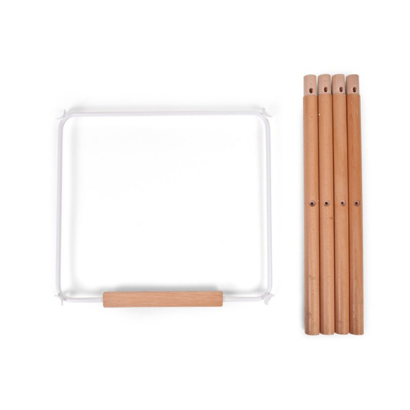 Set de pieds long pour chaise Evolu CHILDHOME Blanc/Naturel