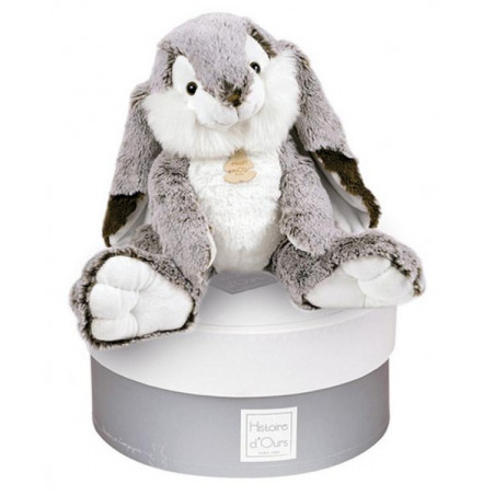 Peluche lapin Marius grand modèle HISTOIRE D'OURS Les Z'animoos