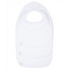 Lot de 3 bavoirs naissance unis LASSIG Blancs