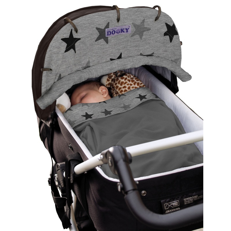 Protection poussette Dooky Cover Design DOOKY Étoiles grises