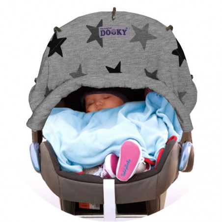 Protection poussette Dooky Cover Design DOOKY Étoiles grises