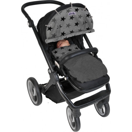 Protection poussette Dooky Cover Design DOOKY Étoiles grises