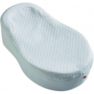 Drap housse Fleur de coton Cocoonababy RED CASTLE Blanc