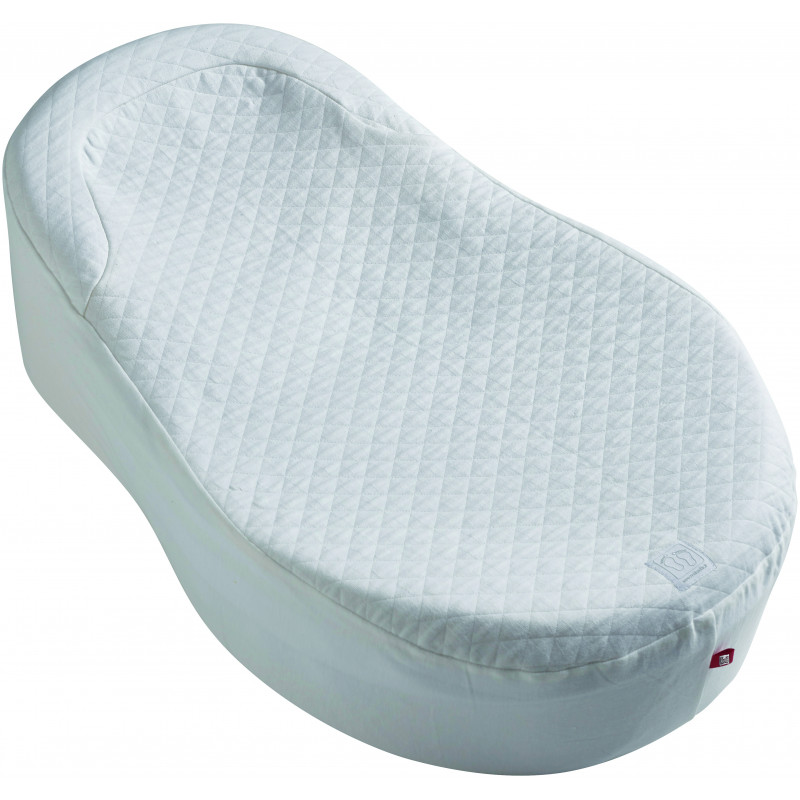 Drap housse Fleur de coton Cocoonababy RED CASTLE Blanc