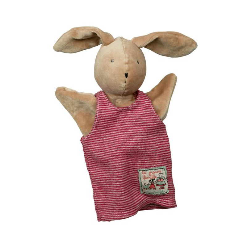 Marionnette Sylvain le lapin MOULIN ROTY La grande famille