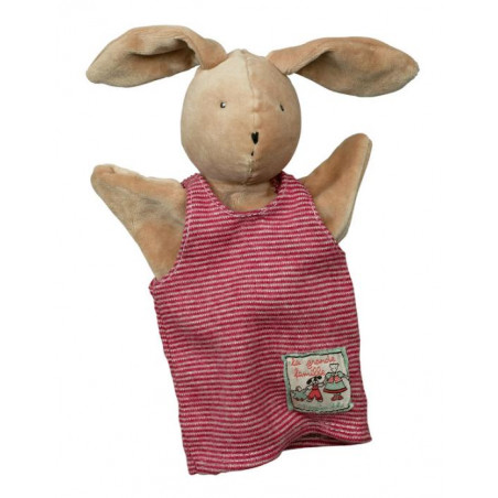 Marionnette Sylvain le lapin MOULIN ROTY La grande famille