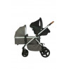 Poussette double 2Go avec 2 assises PERICLES Tweed