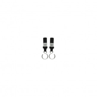 Lot de 2 crochets pour poussette métal LASSIG