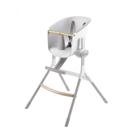Chaise-haute Up & Down BEABA Grey/White
