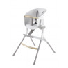 Chaise-haute Up & Down BEABA Grey/White